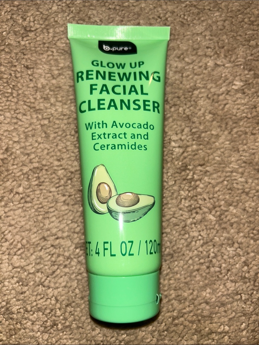 Glow Up Renewing Facial Cleanser - Green (Avocado & Ceramides)